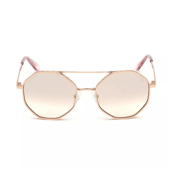 Kính Mát Nữ Guess Rosegold GU7636-28U-55 Sunglasses Màu Vàng Hồng