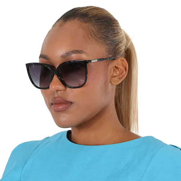 Kính Mát Nữ Lacoste Blue Grey Gradient Butterfly Ladies Sunglasses L963S 001 59 Màu Đen - Kính mắt - Vua Hàng Hiệu