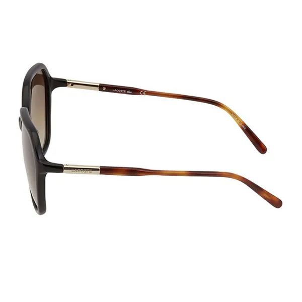 Kính Mát Nữ Lacoste Grey Gradient Geometric Ladies Sunglasses L962S 001 60 Màu Xám/Đen - Kính mắt - Vua Hàng Hiệu