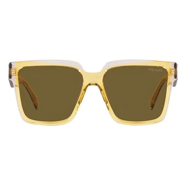 Kính Mát Nữ Prada Sunglasses PR24ZS 14I01T Màu Nâu Vàng - Kính mắt - Vua Hàng Hiệu