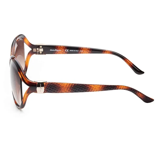 Kính Mát Nữ Salvatore Ferragamo Fashion 61mm Tortoise Sunglasses SF770SA-214 Màu Nâu Đen - Kính mắt - Vua Hàng Hiệu