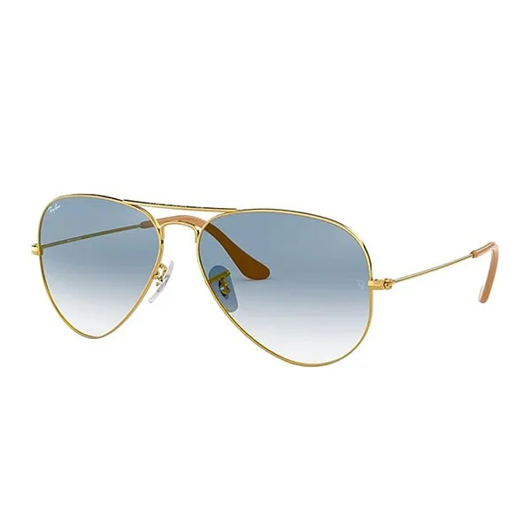 Kính Mát Rayban Aviator Classic Light Blue Gradient Sunglasses RB3025 001/3F 55-14 Màu Xanh Blue