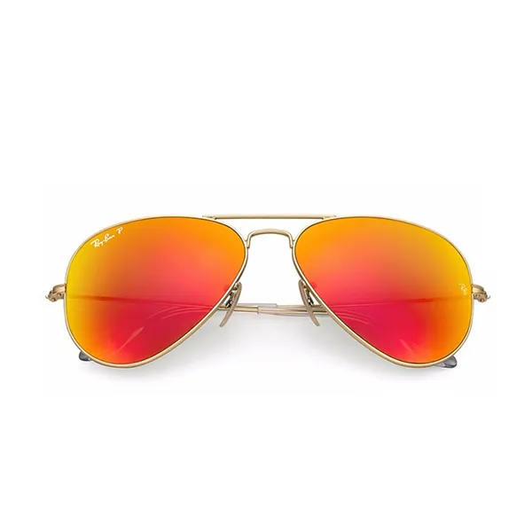 Kính Mát Rayban Aviator Flash Sunglasses RB3025 112/4D 58-14 Màu Cam