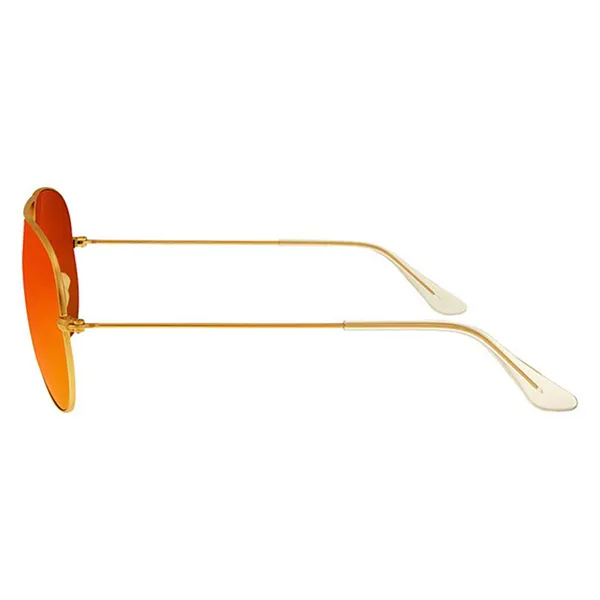 Kính Mát Rayban Aviator Flash Sunglasses RB3025 112/4D 58-14 Màu Cam