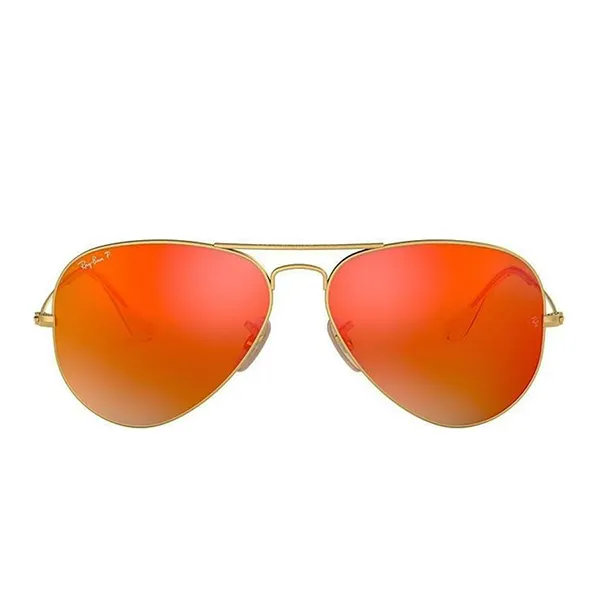 Kính Mát Rayban Aviator Flash Sunglasses RB3025 112/4D 58-14 Màu Cam