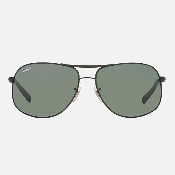 Kính Mát Rayban Aviator Polarized Sunglasses RB3387 002/9A 64 Màu Xanh Lá