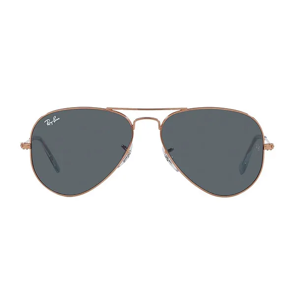 Kính Mát Unisex Rayban Aviator Rose Gold Blue Pilot Sunglasses RB3025 9202R5 58 Màu Xanh - Kính mắt - Vua Hàng Hiệu