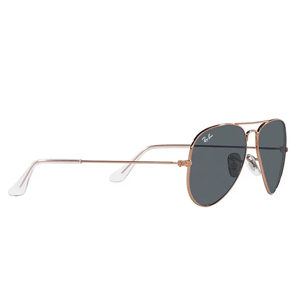 Kính Mát Unisex Rayban Aviator Rose Gold Blue Pilot Sunglasses RB3025 9202R5 58 Màu Xanh - Kính mắt - Vua Hàng Hiệu