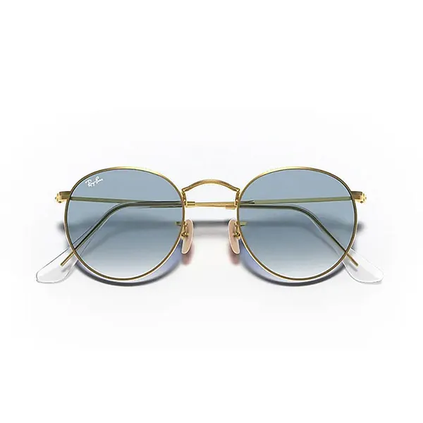 Kính Mát Rayban Light Blue Gradient Round Sunglasses RB3447N 001/3F 53 Màu Xanh Nhạt