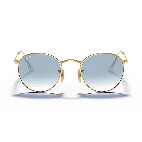 Kính Mát Rayban Light Blue Gradient Round Sunglasses RB3447N 001/3F 53 Màu Xanh Nhạt