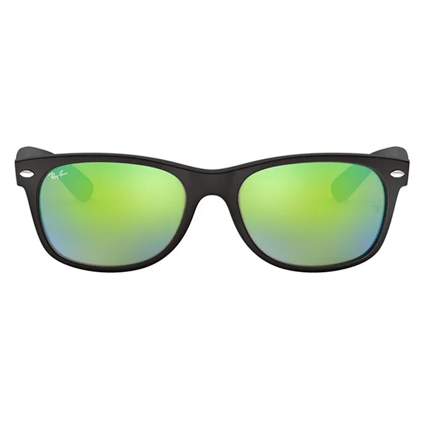 Kính Mát Rayban New Wayfarer Flash Sunglasses RB2132 622/19 55-18 Màu Xanh Lá - Kính mắt - Vua Hàng Hiệu