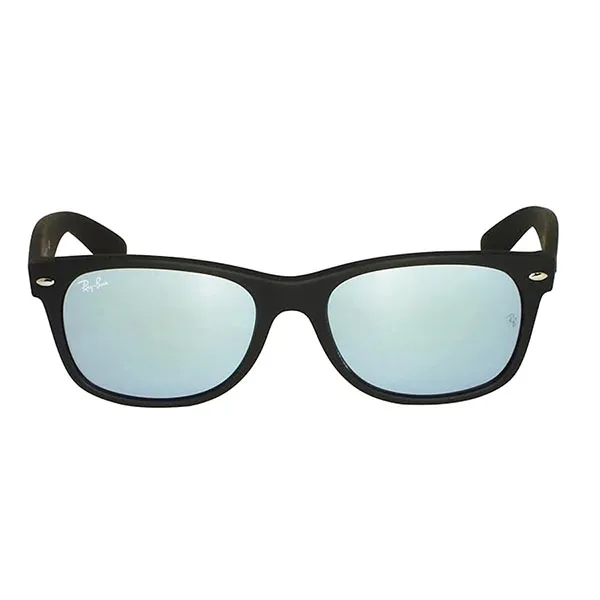 Kính Mát Rayban New Wayfarer Flash Sunglasses RB2132 622/30 55-18 Màu Bạc Xanh