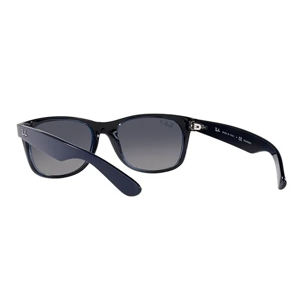 Kính Mát Rayban New Wayfarer Polarized Sunglasses RB2132 660778 55 Màu Xanh Lam - Kính mắt - Vua Hàng Hiệu