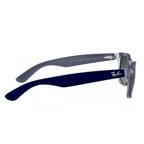 Kính Mát Rayban New Wayfarer RB2132 605371 55 Màu Xanh Lam - Kính mắt - Vua Hàng Hiệu