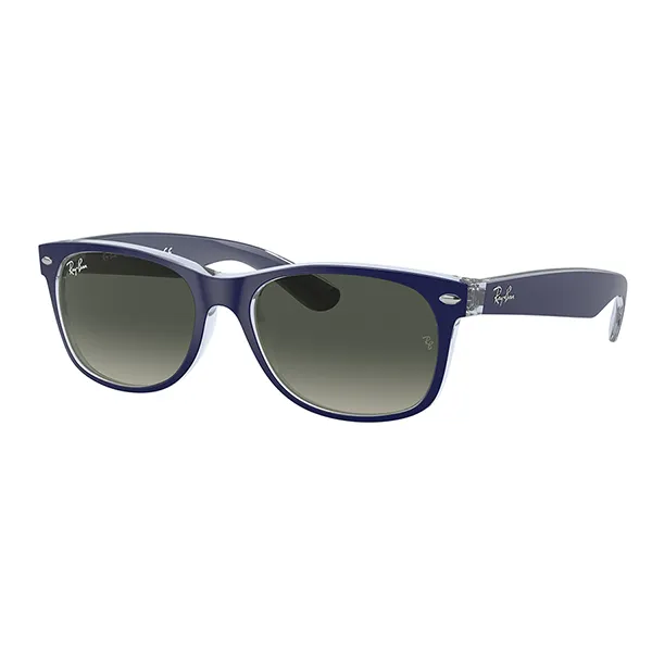 Kính Mát Rayban New Wayfarer RB2132 605371 55 Màu Xanh Lam - Kính mắt - Vua Hàng Hiệu