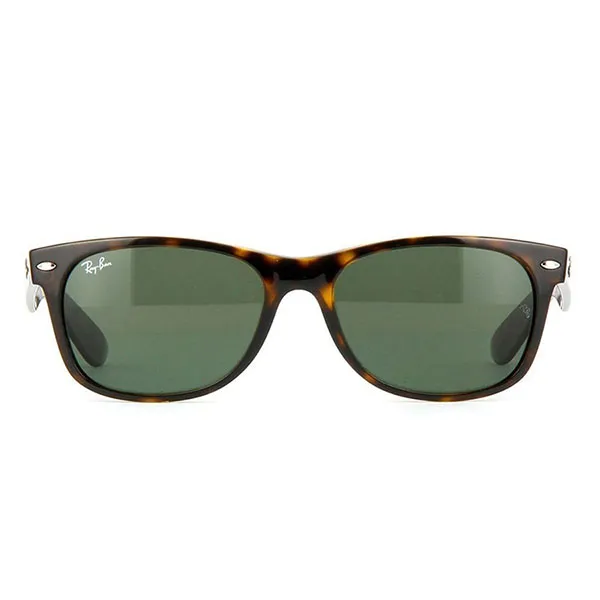 Kính Mát Rayban New Wayfarer Sunglasses RB2132 902 52-18 Màu Xanh/Nâu