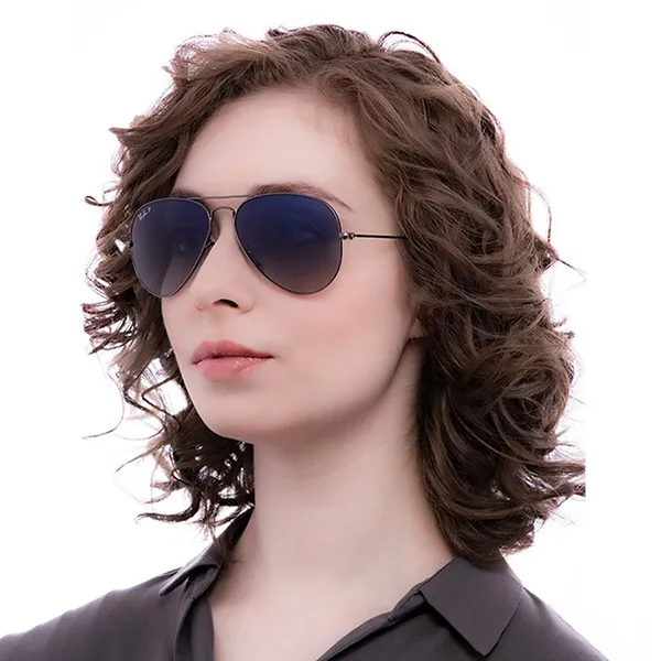 Kính Mát Rayban Aviator Sunglasses RB3025 004/78 58-14 Màu Xanh Xám - Kính mắt - Vua Hàng Hiệu