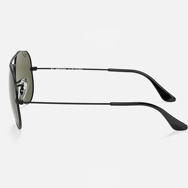 Kính Mát Unisex Rayban Polarized Aviator Sunglasses RB3025 W3361 58 Màu Xanh Green