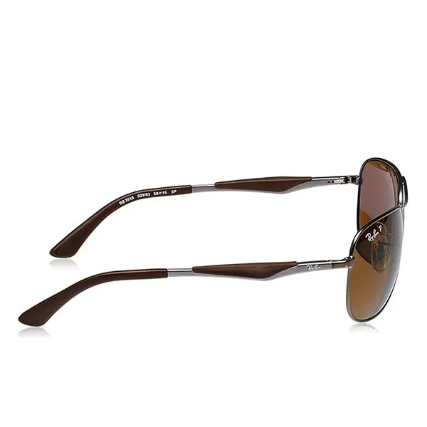 Kính Mát Rayban Polarized Aviator Sunglasses RB3519 029/83 59 Màu Nâu