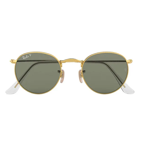 Kính Mát Unisex Rayban Polarized Green Classic G-15 Round Sunglasses RB3447 001/58 50 Màu Xanh Vàng - Kính mắt - Vua Hàng Hiệu