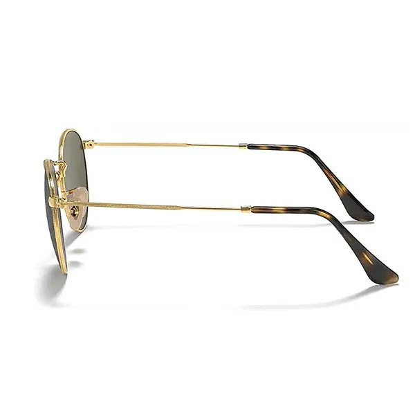 Kính Mát Unisex Rayban Round Flash Lenses Sunglasses RB3447N 001/30 50 Màu Xanh Blue - Kính mắt - Vua Hàng Hiệu