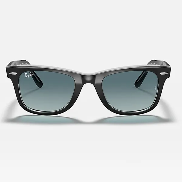 Kính Mát Rayban Wayfarer Blue Gradient Square Sunglasses RB2140 12943M 50 Màu Xanh/Đen