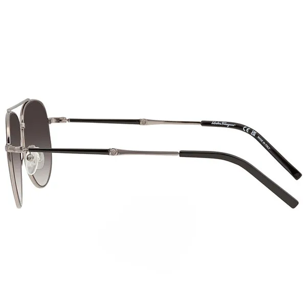 Kính Mát Salvatore Ferragamo Grey Aviator Sunglasses SF226S 086 58 Màu Xám - Kính mắt - Vua Hàng Hiệu