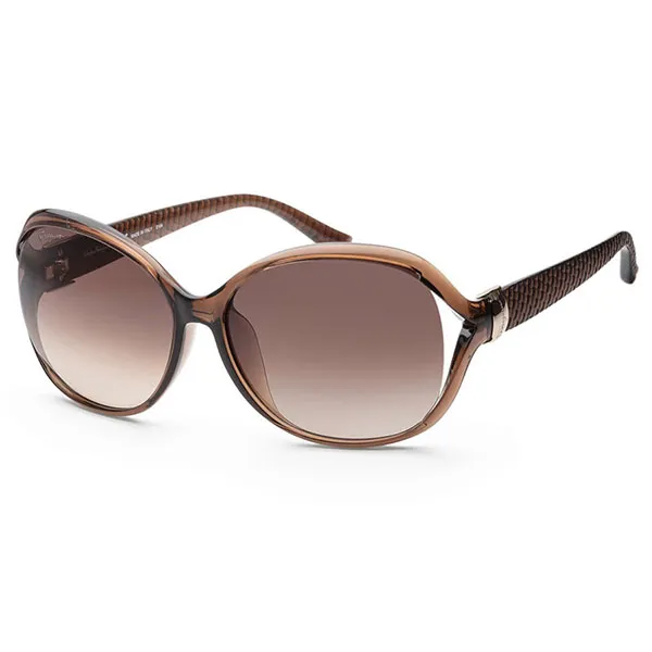 Kính Mát Nữ Salvatore Ferragamo Fashion 61mm Brown Sunglasses SF770SA-213 Màu Nâu - Kính mắt - Vua Hàng Hiệu