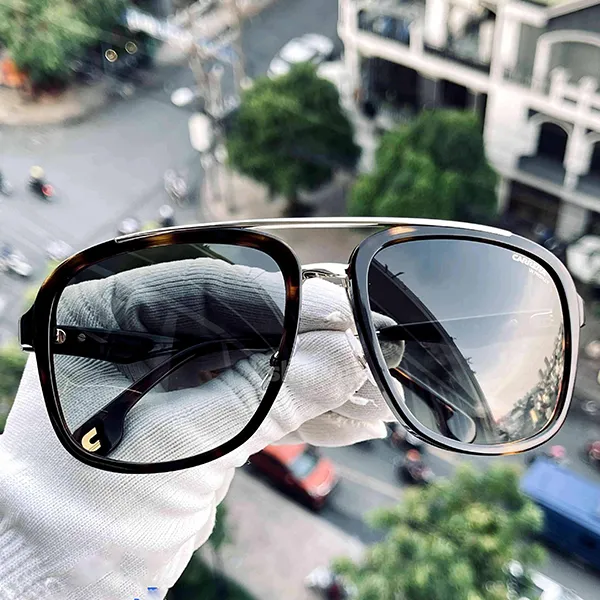 Kính Mát Unisex Carrera Brown Sunglasses CA133S-02IK9K-57 Màu Nâu Đồi Mồi - Kính mắt - Vua Hàng Hiệu