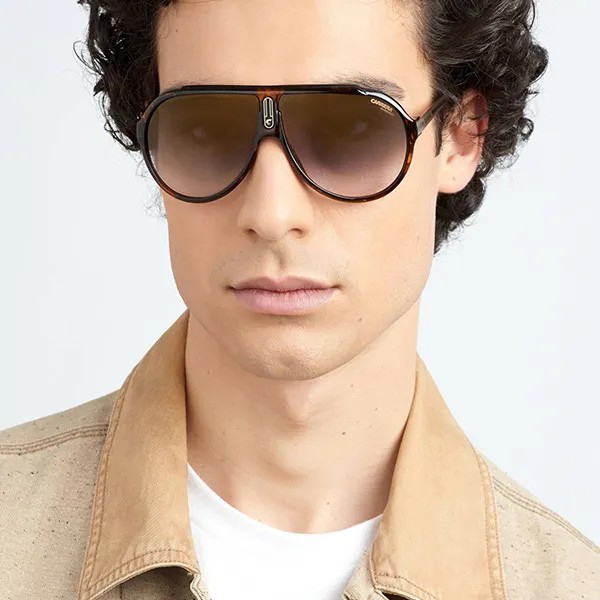 Kính Mát Unisex Carrera Green Sunglasses ENDURAN65N Màu Xanh Nâu Havana - Kính mắt - Vua Hàng Hiệu