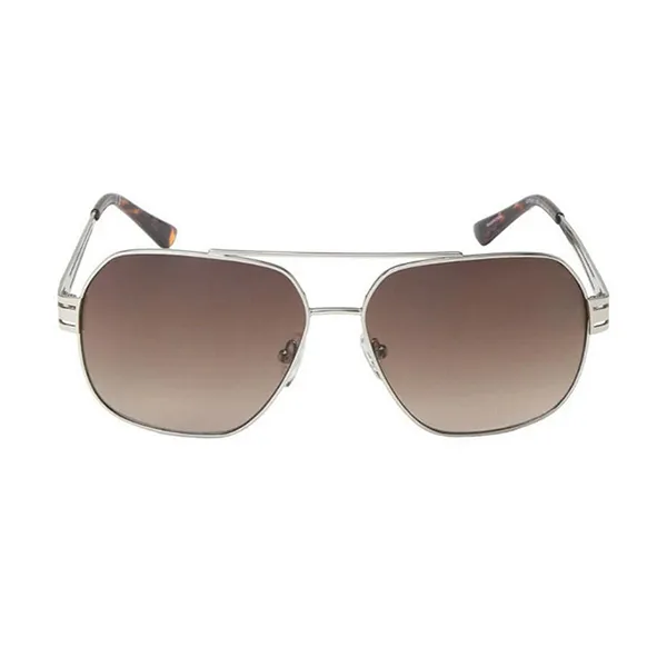 Kính Mát Unisex Guess GF5047-SILVER-60 Sunglasses Màu Nâu Bạc - Kính mắt - Vua Hàng Hiệu