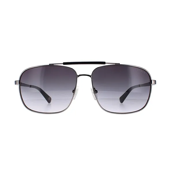 Kính Mát Unisex Guess Shiny Gunmetal Smoke Gradient GU5210-08B-62 Màu Xám Khói - Kính mắt - Vua Hàng Hiệu