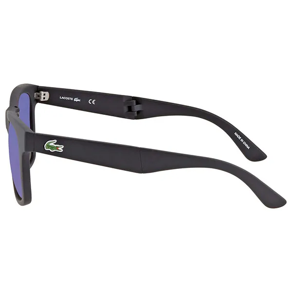 Kính Mát Unisex Lacoste Blue Square Folding Sunglasses L778S 002 52 Màu Xanh Đen