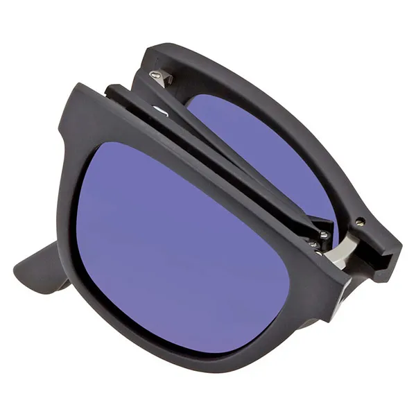 Kính Mát Unisex Lacoste Blue Square Folding Sunglasses L778S 002 52 Màu Xanh Đen