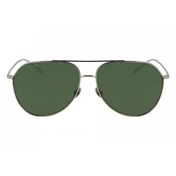 Kính Mát Unisex Lacoste Green Aviator Sunglasses L209S 714 61 Màu Xanh Phối Vàng
