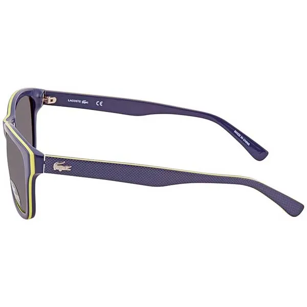 Kính Mát Unisex Lacoste Grey Square Sunglasses L683S 414 55 Màu Xanh Xám - Kính mắt - Vua Hàng Hiệu