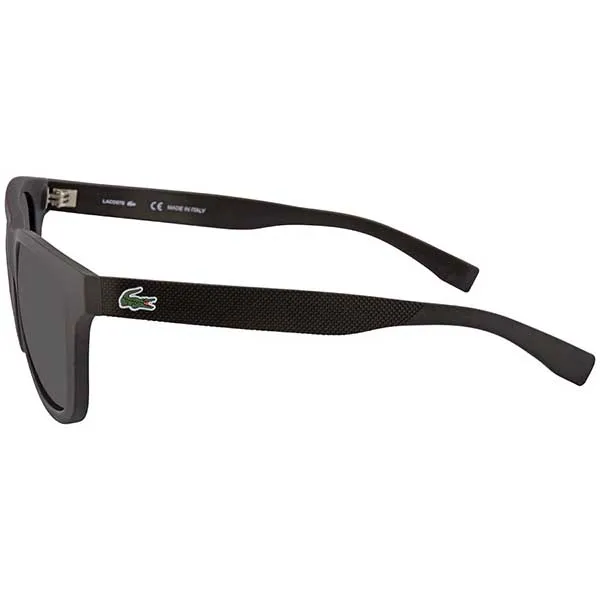 Kính Mát Unisex Lacoste L848S 001 54 Grey Square Sunglasses Màu Đen Xám