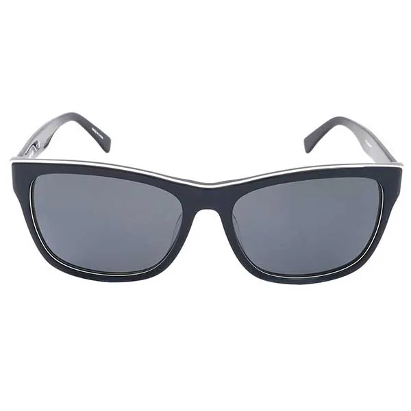 Kính Mát Unisex Lacoste Polarized Dark Grey Square Sunglasses L683SP 414 55 Màu Xanh Xám - Kính mắt - Vua Hàng Hiệu