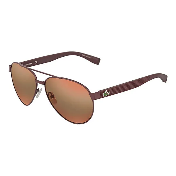 Kính Mát Unisex Lacoste Red Aviator/Pilot Sunglasses L185S61560 Màu Đỏ Nâu