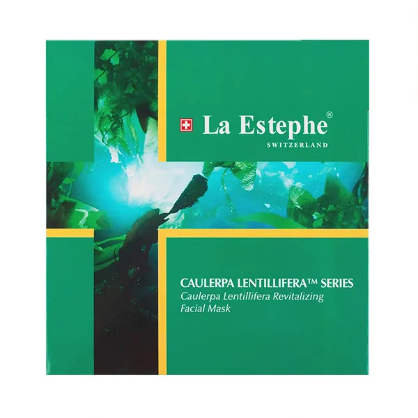 Mặt Nạ Hỗ Trợ Tái Tạo Da La Estephe Caulerpa Lentillifera Revitalizing Facial Mask Hộp 6 Miếng x 28g