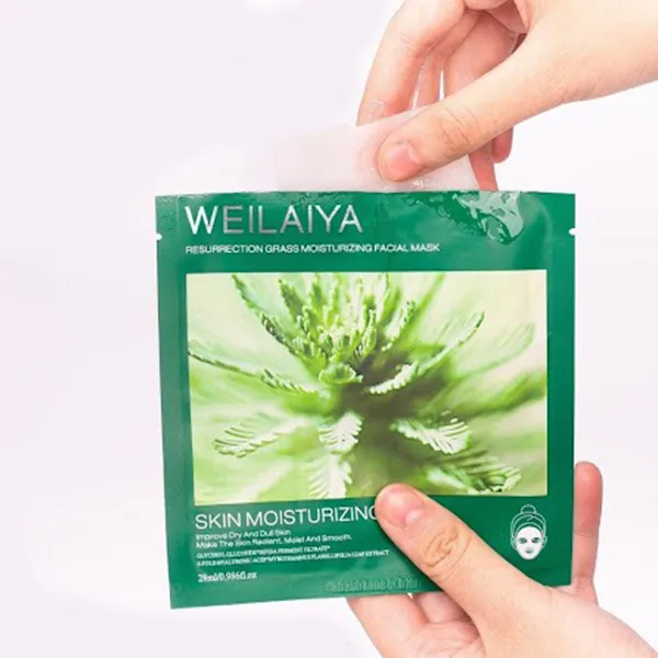 Mặt Nạ Dưỡng Ẩm Phục Hồi Da Weilaiya Resurrection Grass Moisturizing Facial Mask 10 Miếng