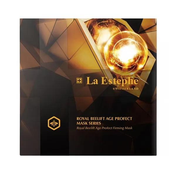 Mặt Nạ Hỗ Trợ Ngăn Ngừa Lão Hóa La Estephe Royal Beelift Age Protect Firming Mask Hộp 6 Miếng x 28g