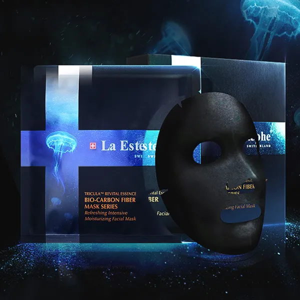Mặt Nạ Than Hoạt Tính Dưỡng Ẩm La Estephe Refreshing Intensive Moisturizing Facial Mask Hộp 6 Miếng x 25g