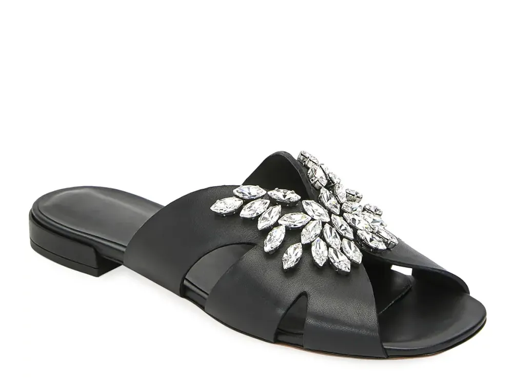 Sandals Miu Miu Embellished Flat Sandals