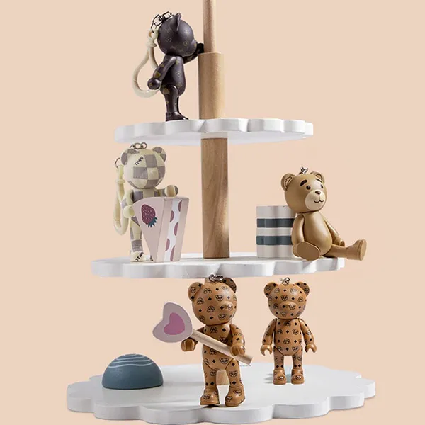 Móc Khóa Charm TTWN BEAR GS004 Màu Trà Sữa