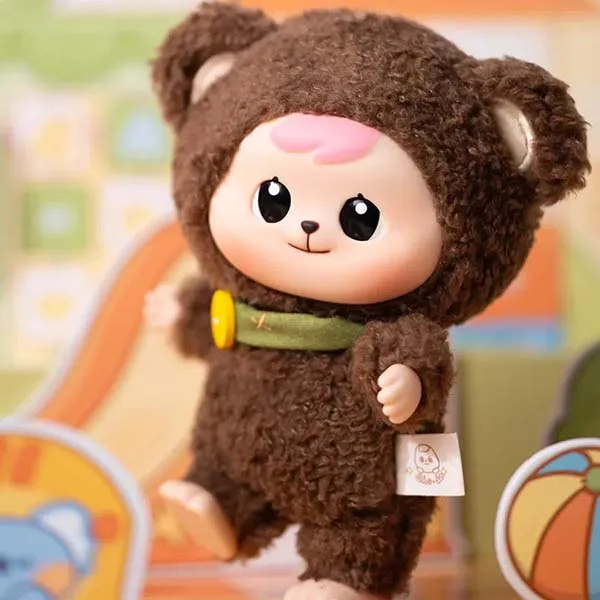 Móc Khóa CQTOYS Bao-ao Cuddle Series Plush Dolls Unopened Blind Box Màu Nâu Đậm - Phụ kiện - Vua Hàng Hiệu