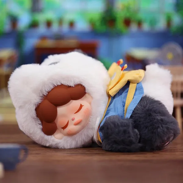 Móc Khóa Dodo Sugar Wendy Zoo School Panda Màu Trắng Xám