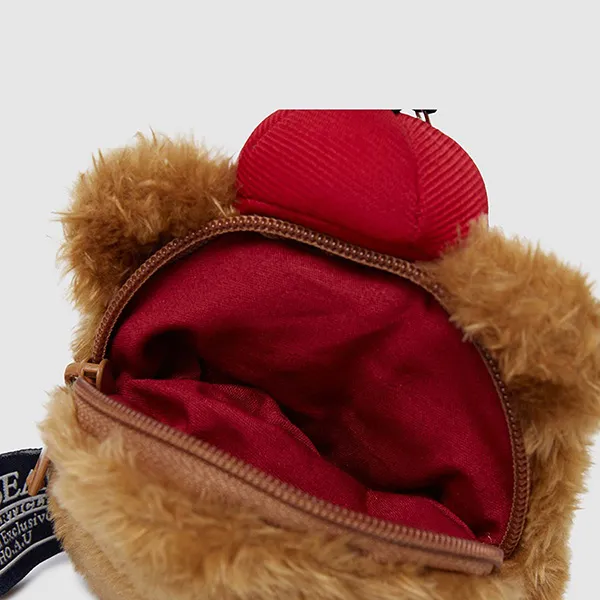 Móc Khóa WHOAU Steve Bag Mini Pouch Màu Đỏ