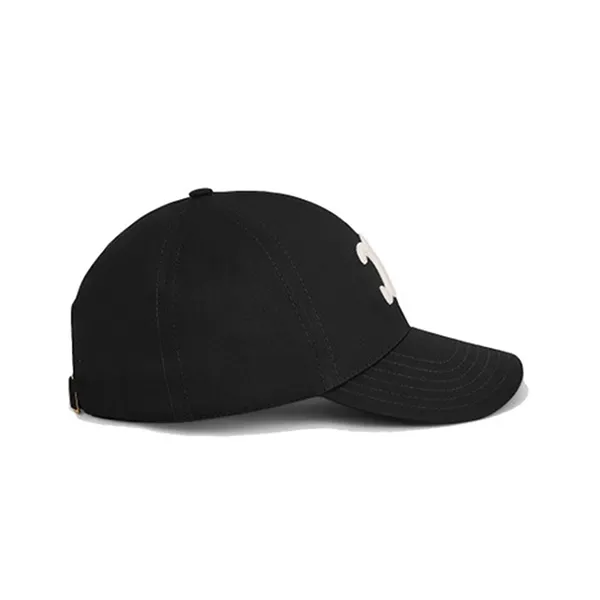 Mũ Unisex Celine Triomphe Logo Embroidered Màu Đen Size S - Mũ nón - Vua Hàng Hiệu