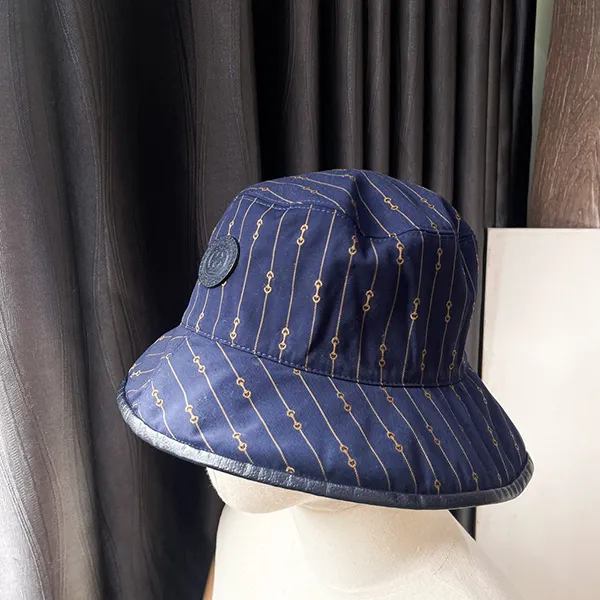 Mũ Gucci Hat M Bob Double Bace 700851 4HAOU 4068 Màu Xanh Navy Size S - Mũ nón - Vua Hàng Hiệu